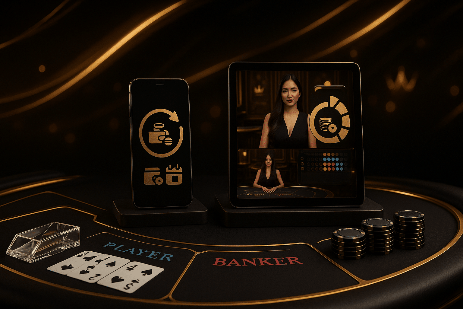 ภาพประกอบเทคนิคเกมไพ่สดด้วย บาคาร่าคืนยอดเสีย รายวันเทียบรายสัปดาห์