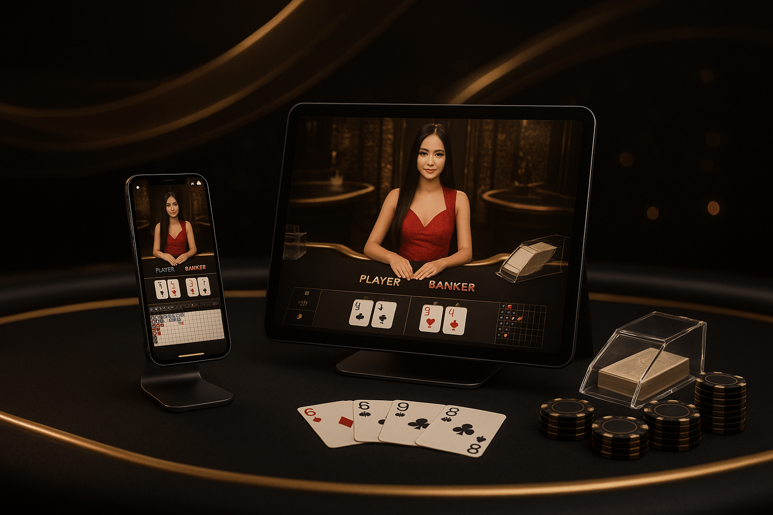 ภาพประกอบเทคนิคบาคาร่าออนไลน์ด้วย บาคาร่า Pragmatic Play